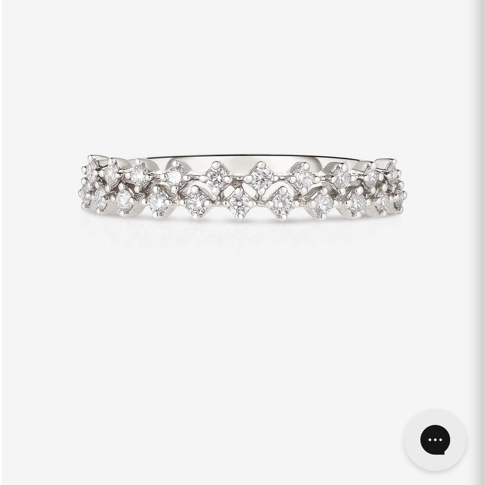 Ring Concierge Diamond Station Double Row Ring